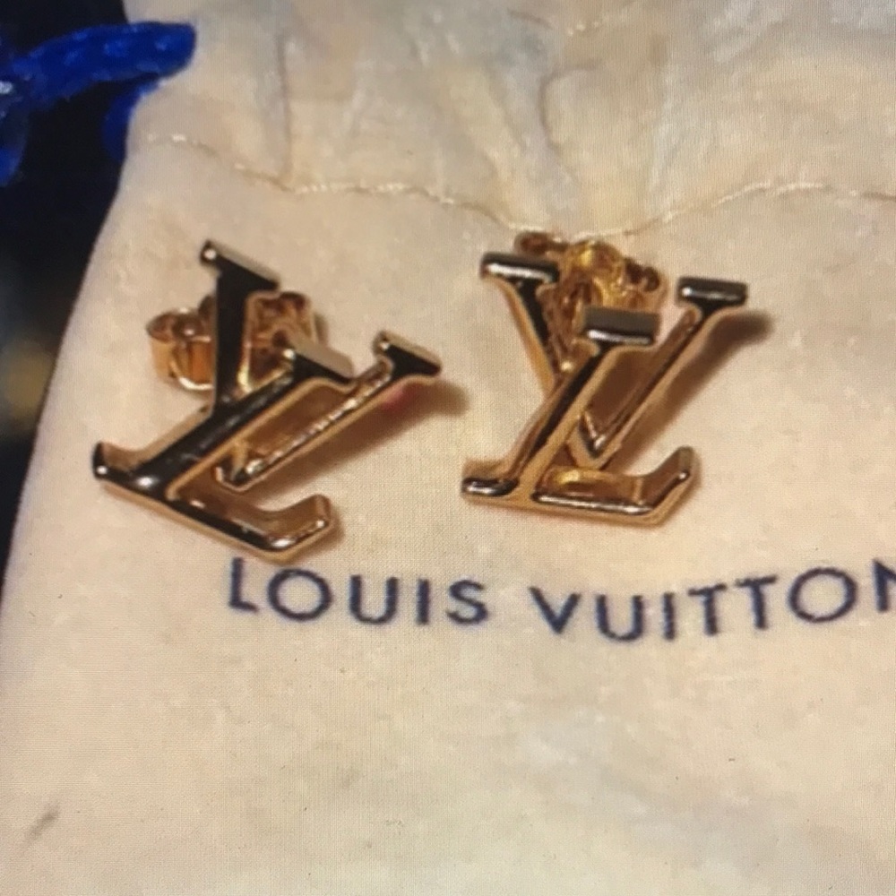 Louis Vuitton Gold Earrings